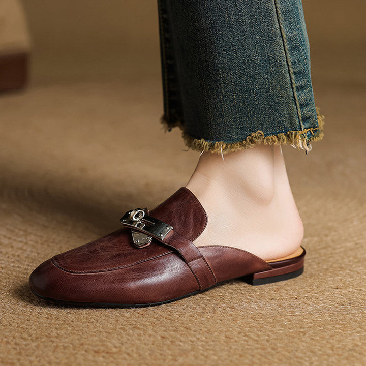 Mules in Vera Pelle Carla