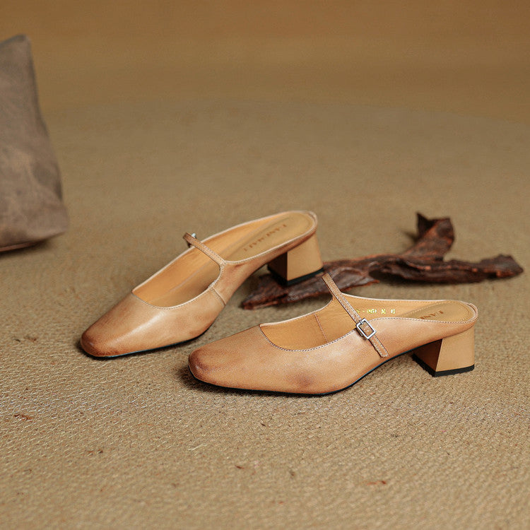 Mule in Vera Pelle Esmer
