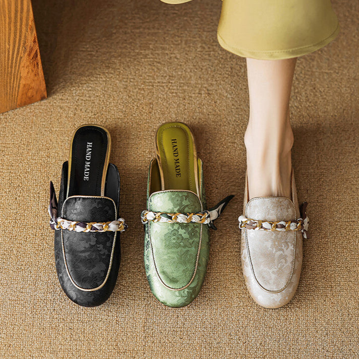 Mule in Vera Pelle Lumor
