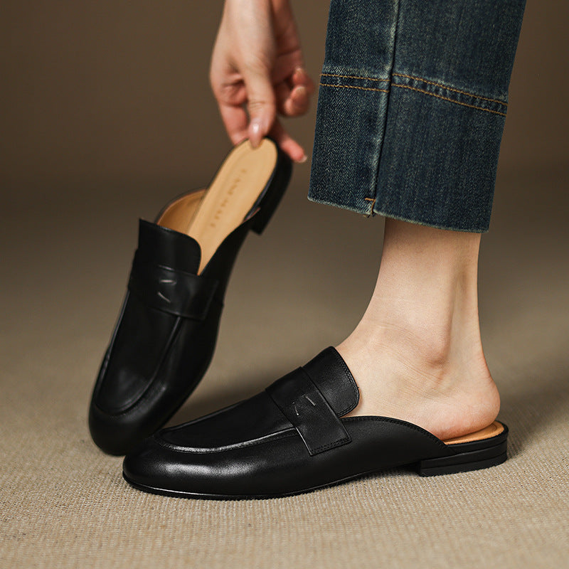 Mule in Vera Pelle Serin