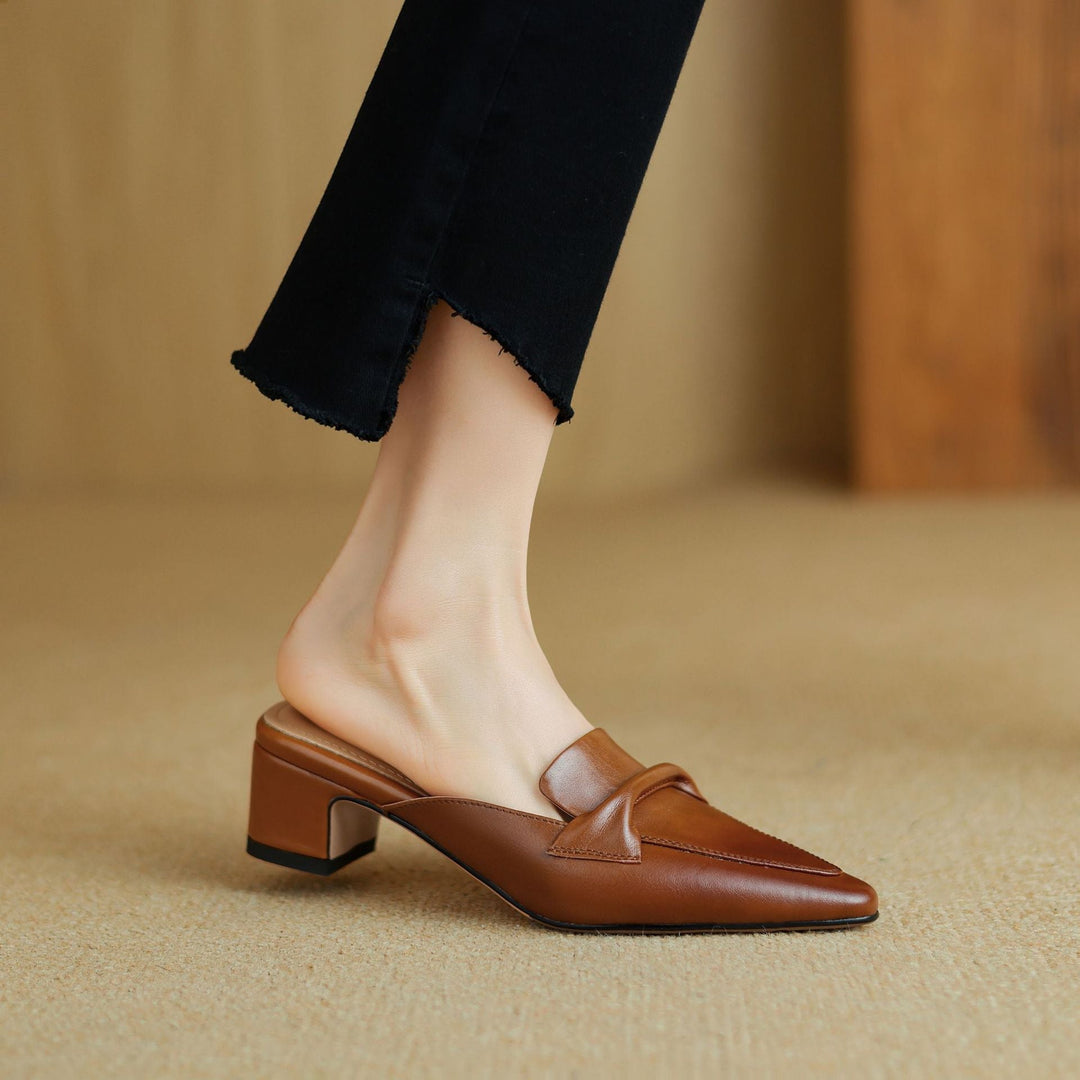 Mule in Vera Pelle Erlen