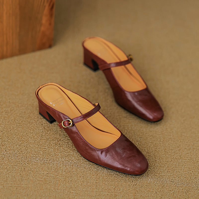 Mule in Vera Pelle Vian