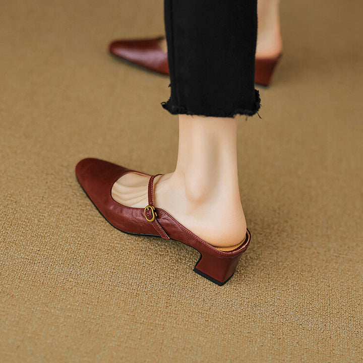 Mule in Vera Pelle Vian