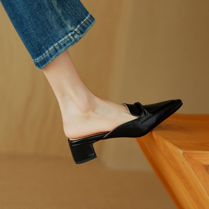 Mule in Vera Pelle Erlen