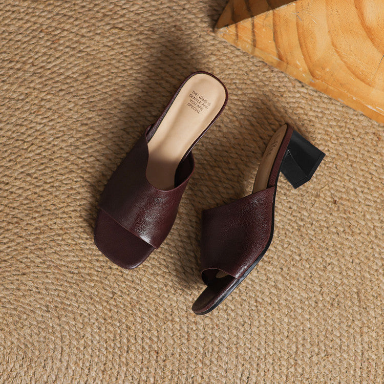 Mule in Vera Pelle