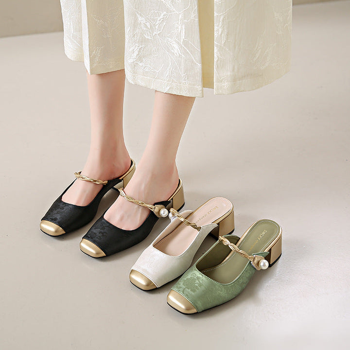 Mule in Vera Pelle Melina