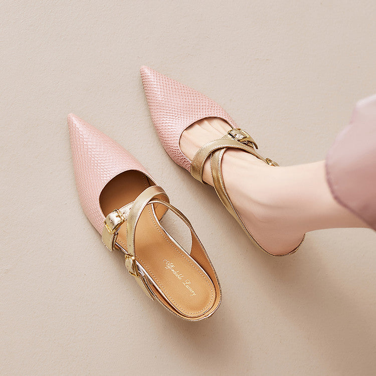 Mule in vera pelle Zelle