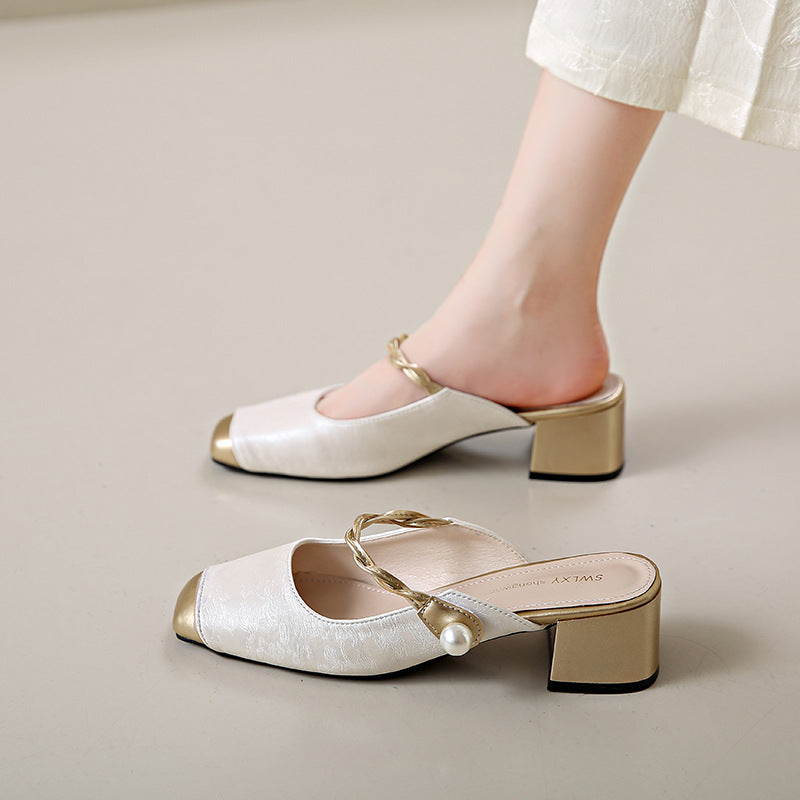 Mule in Vera Pelle Melina