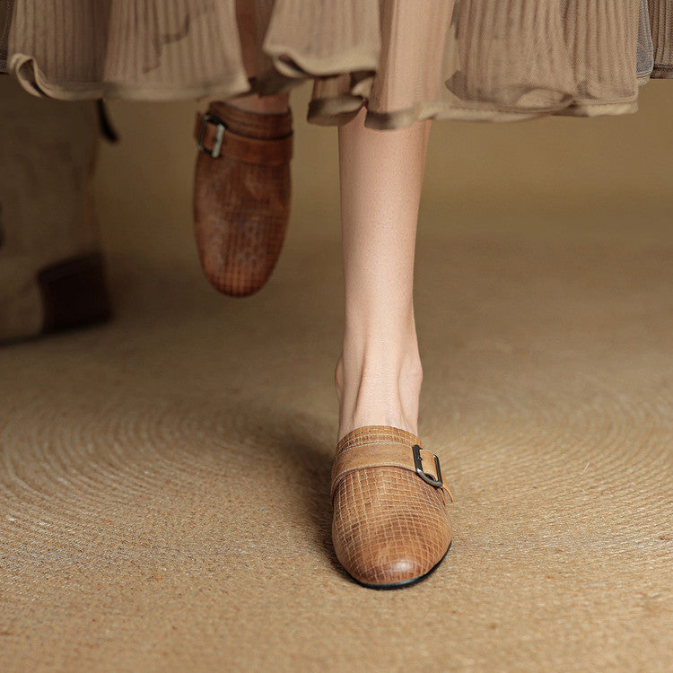 Mule in Vera Pelle Emrie