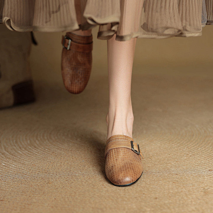 Mule in Vera Pelle Emrie