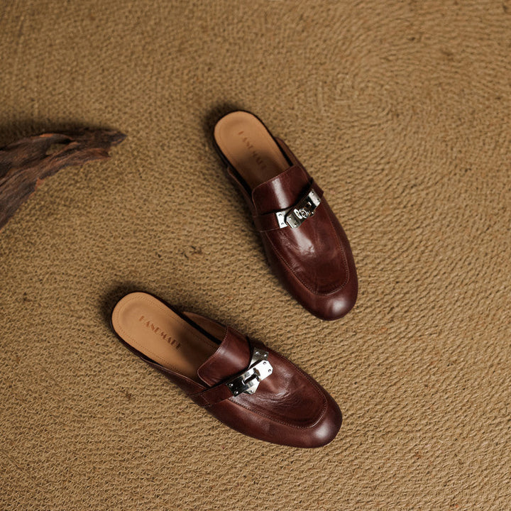 Mules in Vera Pelle Carla