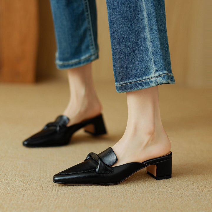 Mule in Vera Pelle Erlen