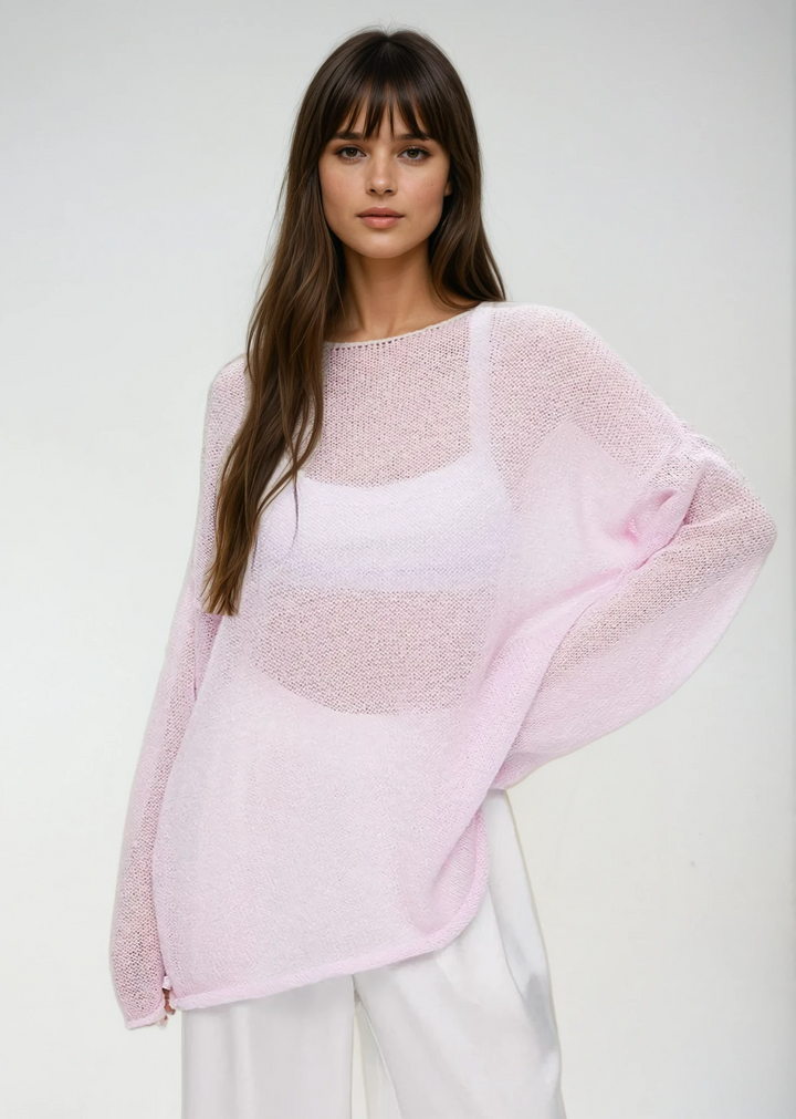 Elise | Maglione Leggero a Collo Barchetta