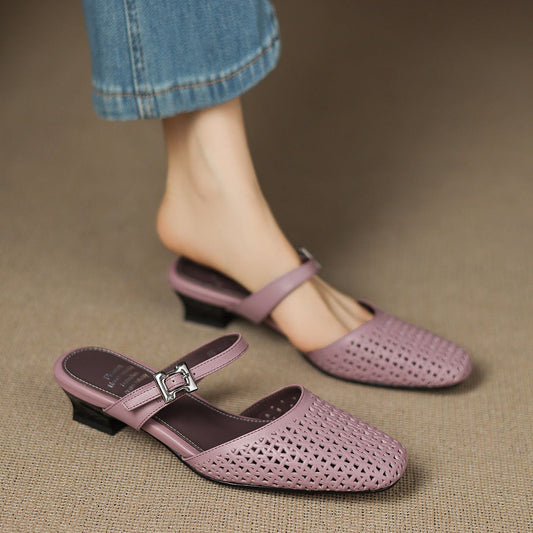 Mule in Vera Pelle Ovia