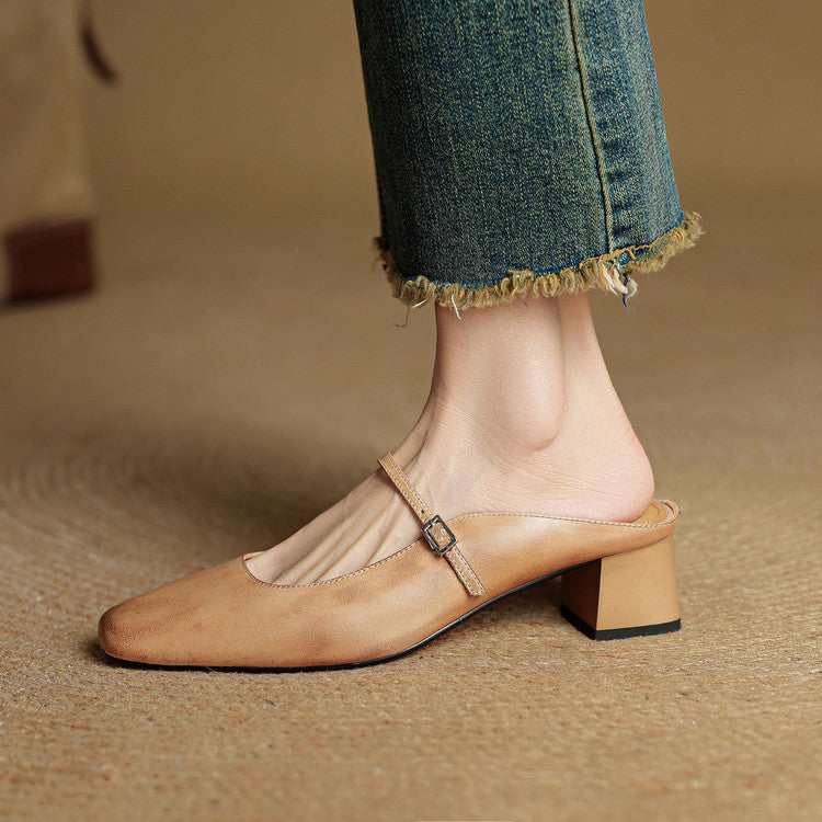 Mule in Vera Pelle Esmer