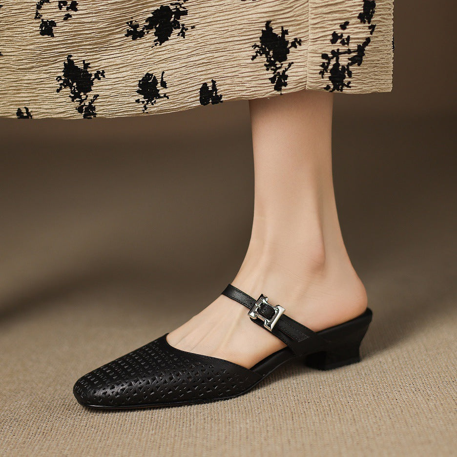 Mule in Vera Pelle Ovia