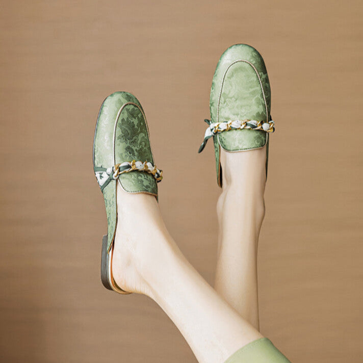 Mule in Vera Pelle Lumor