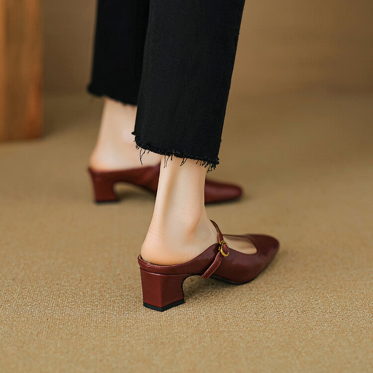 Mule in Vera Pelle Vian