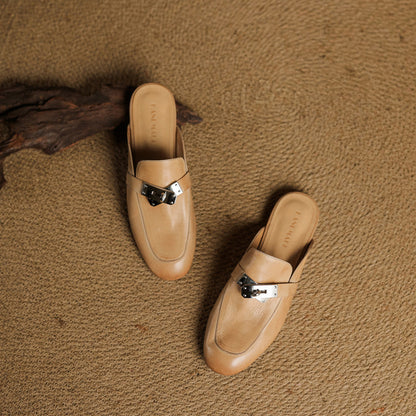 Mules in Vera Pelle Carla