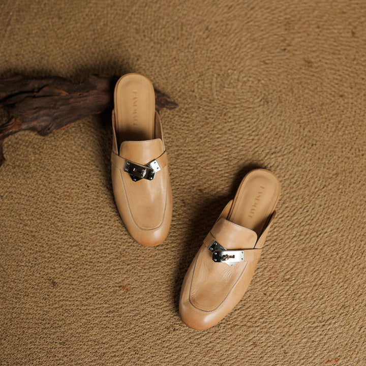Mules in Vera Pelle Carla