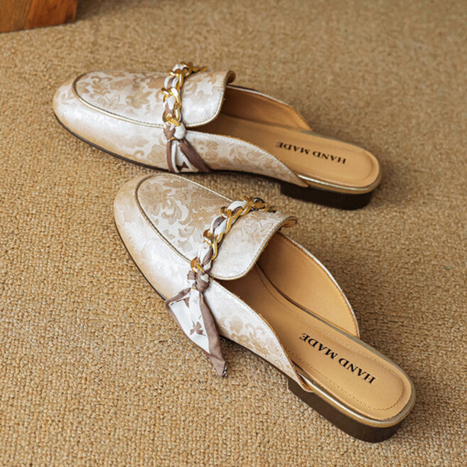 Mule in Vera Pelle Lumor
