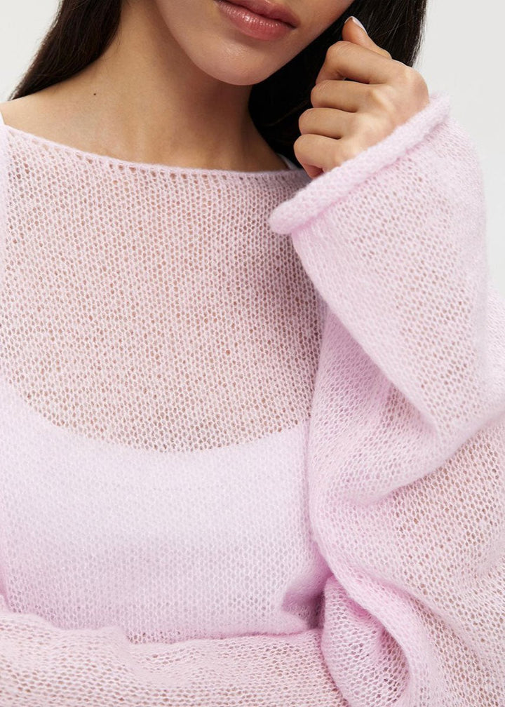 Elise | Maglione Leggero a Collo Barchetta