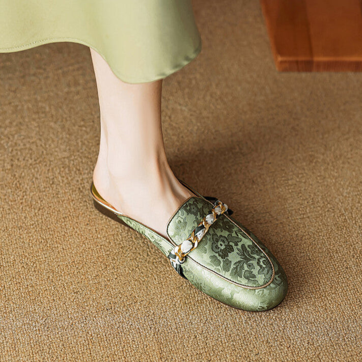 Mule in Vera Pelle Lumor