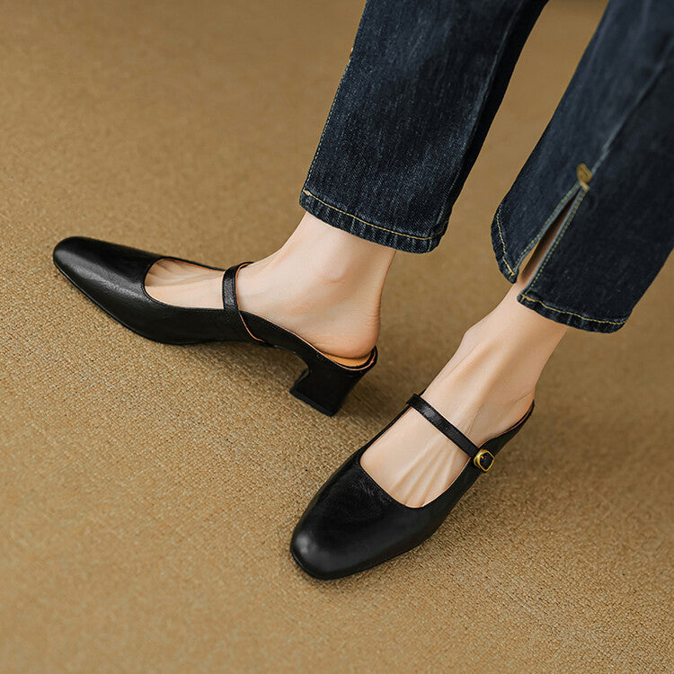 Mule in Vera Pelle Vian