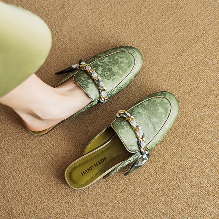 Mule in Vera Pelle Lumor