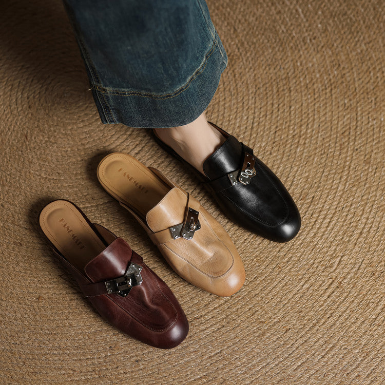 Mules in Vera Pelle Carla