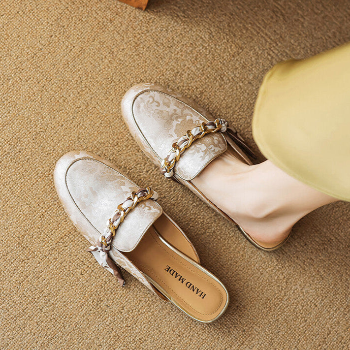 Mule in Vera Pelle Lumor