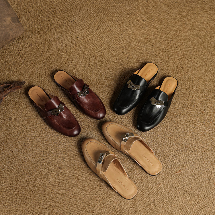 Mules in Vera Pelle Carla