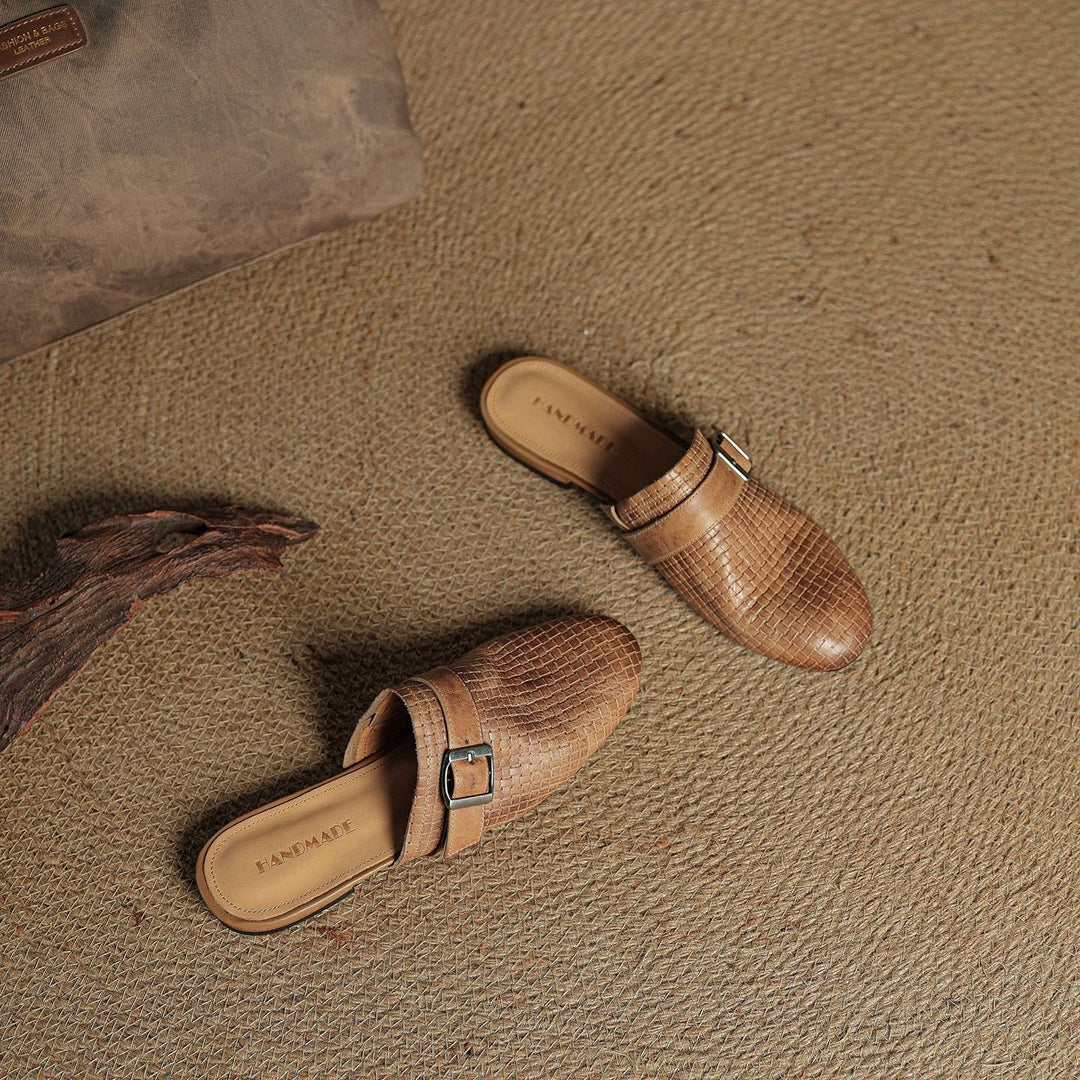 Mule in Vera Pelle Emrie