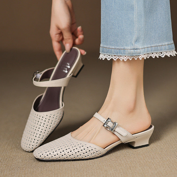 Mule in Vera Pelle Ovia
