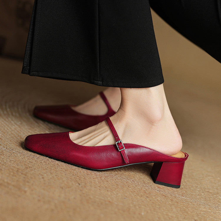 Mule in Vera Pelle Esmer