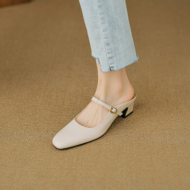 Mule in Vera Pelle Vian