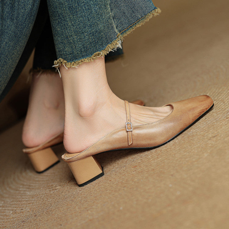 Mule in Vera Pelle Esmer