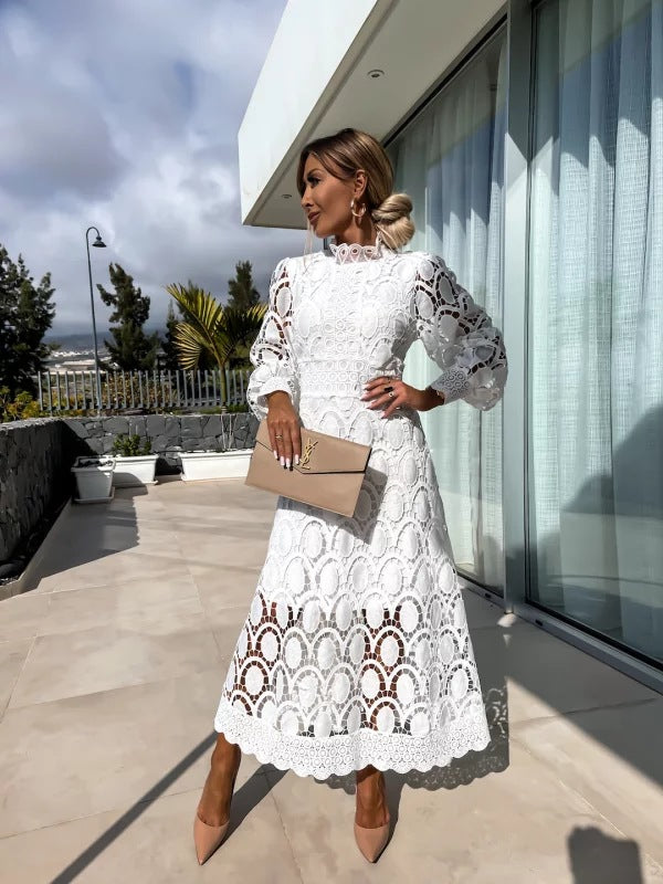 Liza™ | Abito in pizzo romantico