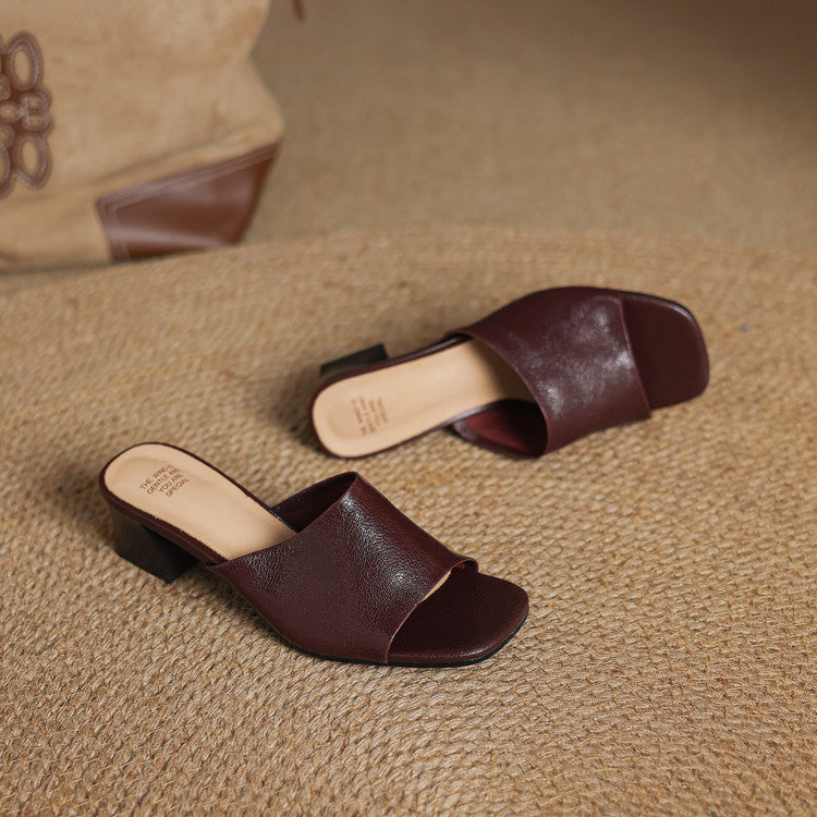 Mule in Vera Pelle