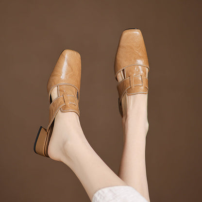 Mule in Vera Pelle Ivora