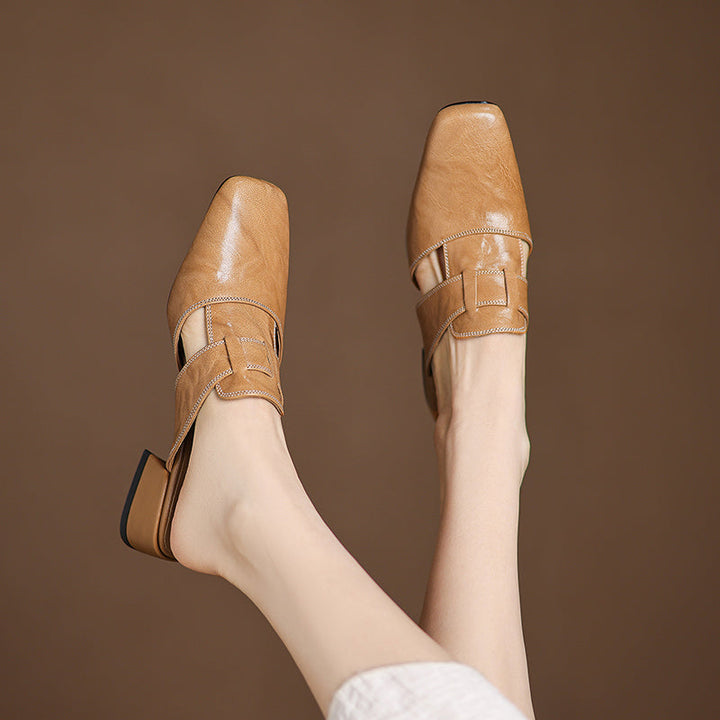 Mule in Vera Pelle Ivora