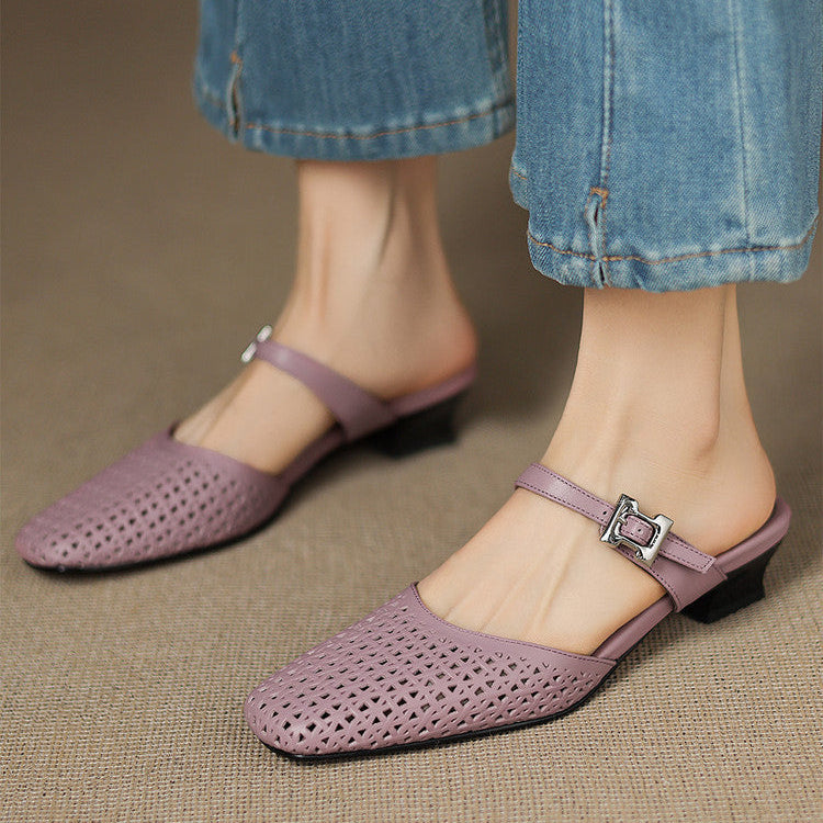 Mule in Vera Pelle Ovia