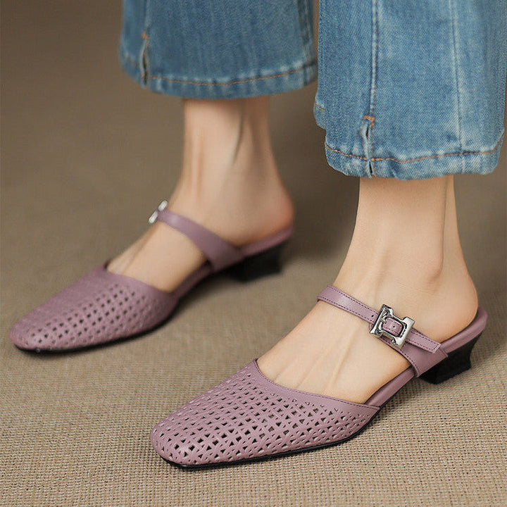 Mule in Vera Pelle Ovia