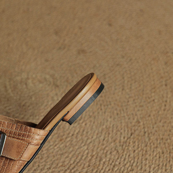 Mule in Vera Pelle Emrie