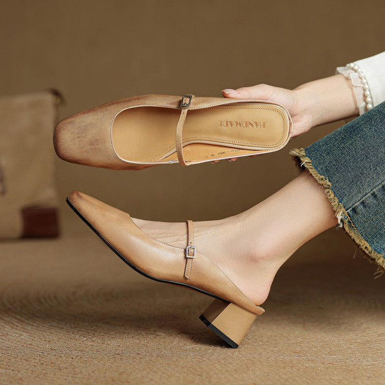 Mule in Vera Pelle Esmer