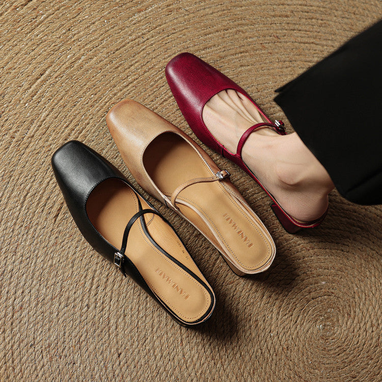 Mule in Vera Pelle Esmer