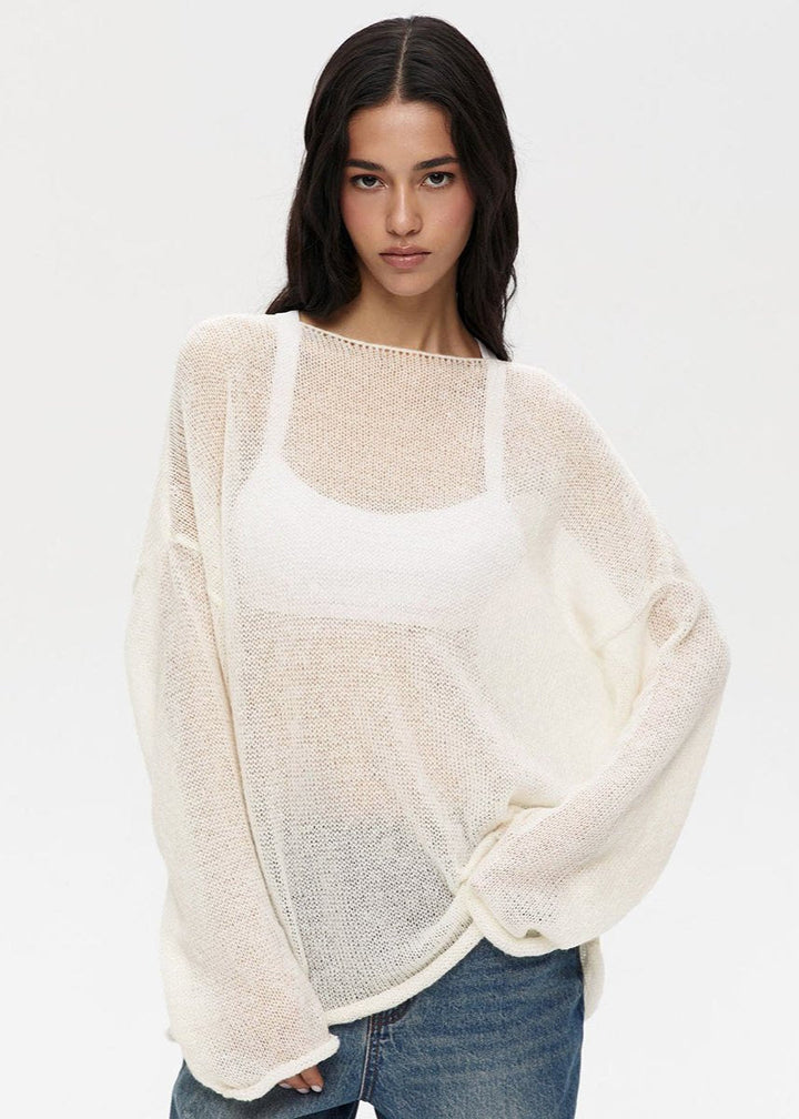 Elise | Maglione Leggero a Collo Barchetta