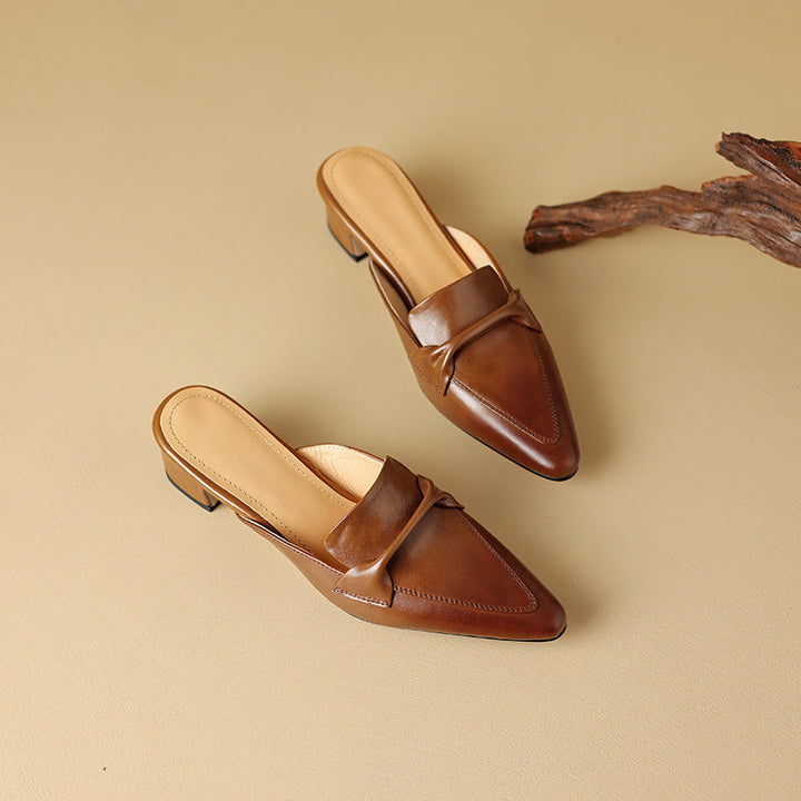 Mule in Vera Pelle Erlen