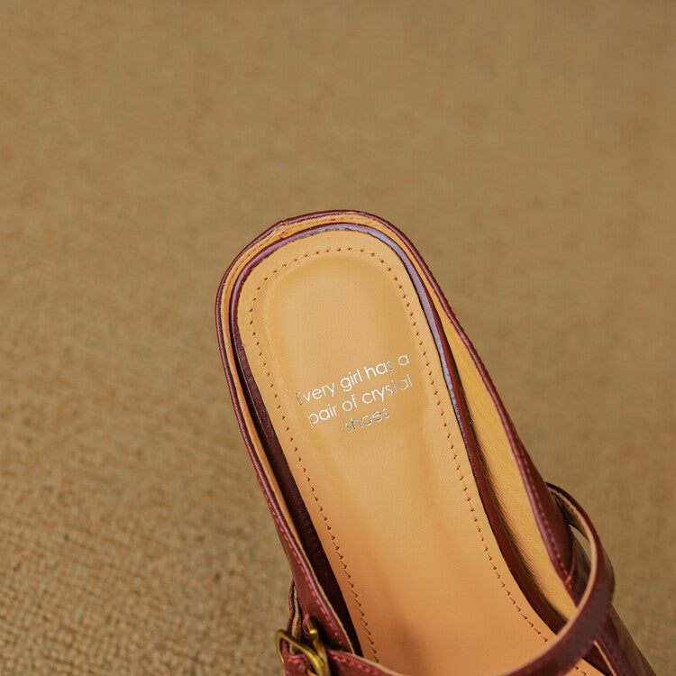 Mule in Vera Pelle Vian