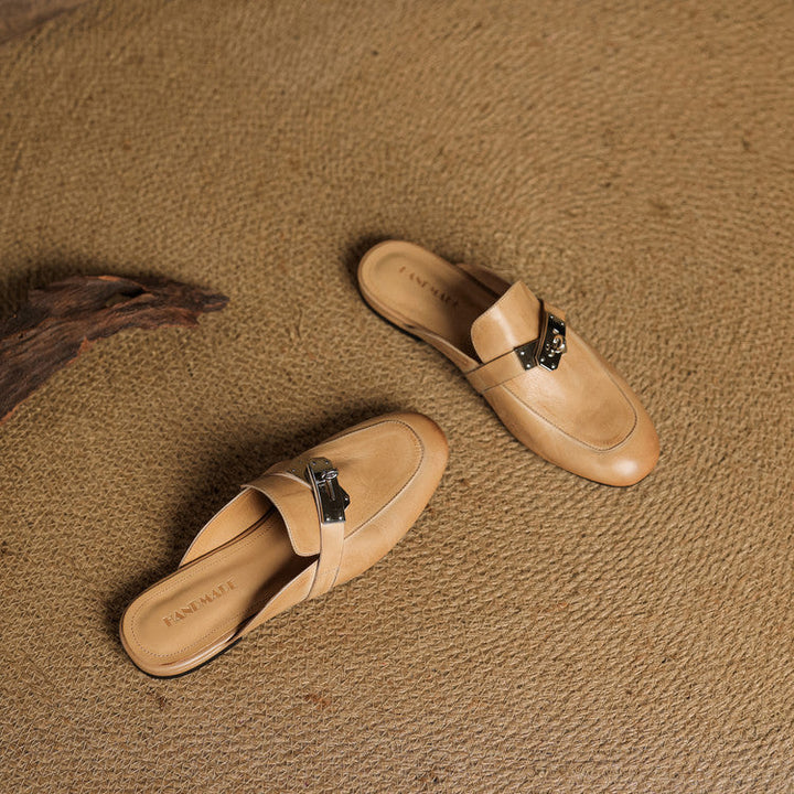 Mules in Vera Pelle Carla